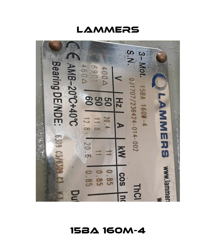 15BA 160M-4 Lammers