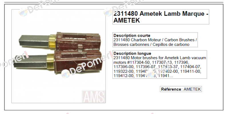 2311480 Lamb Electric