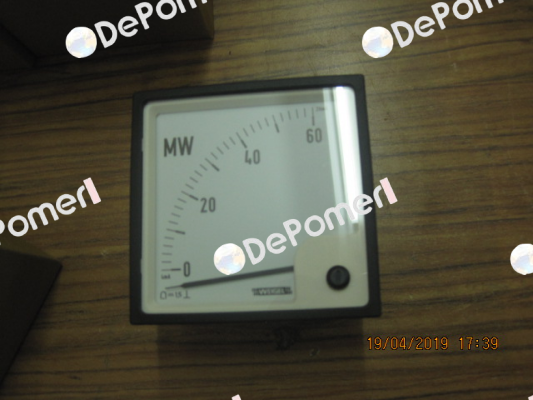 685.130.9291 (Skala: 0-60 MW) Weigel