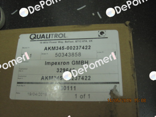 AKM345-00237422 Type 35/GEN2 Qualitrol