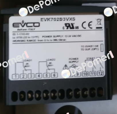 EVK702D3VXS EVCO - Every Control