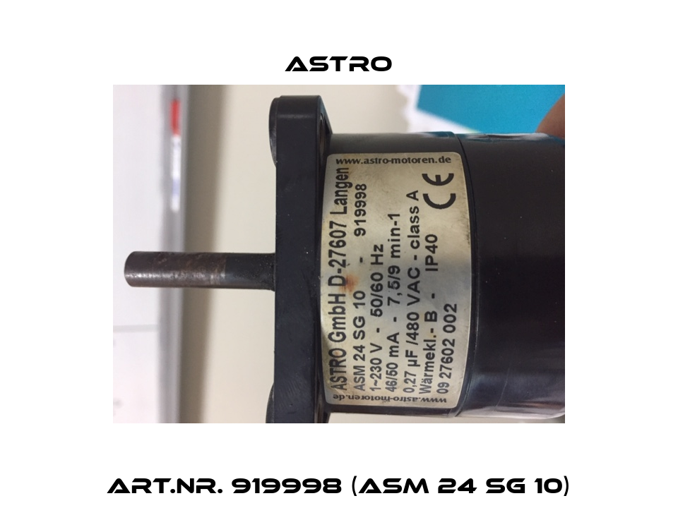 Art.Nr. 919998 (ASM 24 SG 10) Astro