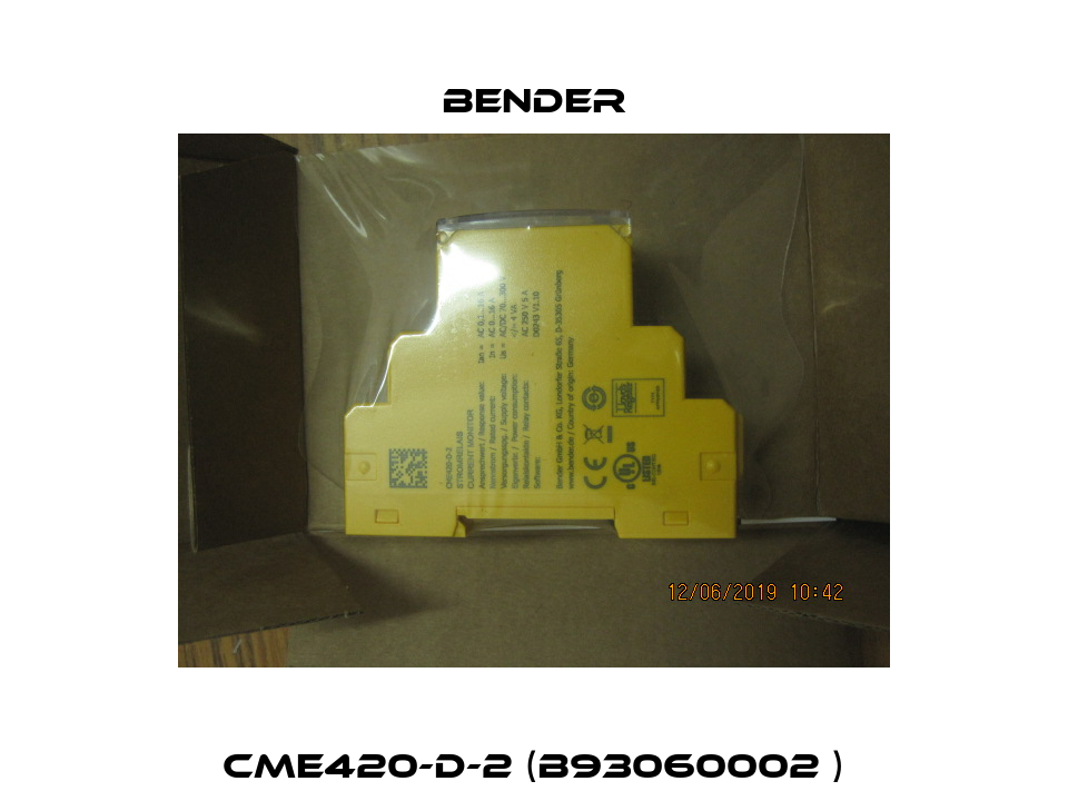 CME420-D-2 (B93060002 ) Bender