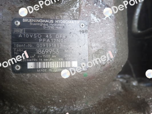 A  A10VSO 45 DFR /31R-PPA12N00 Rexroth