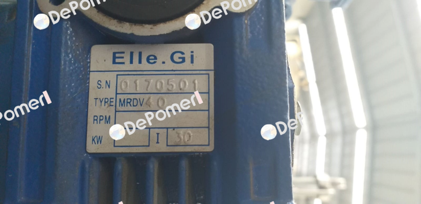 Type: MRDV 40 S/N: 0170501 ELLE GI SRL