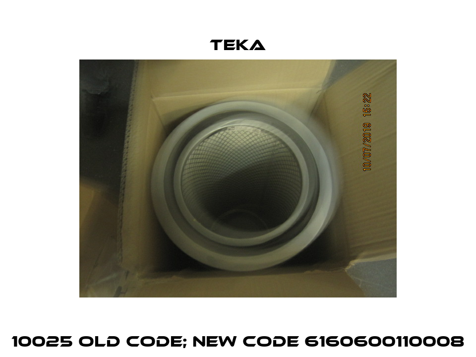 10025 old code; new code 6160600110008 Teka