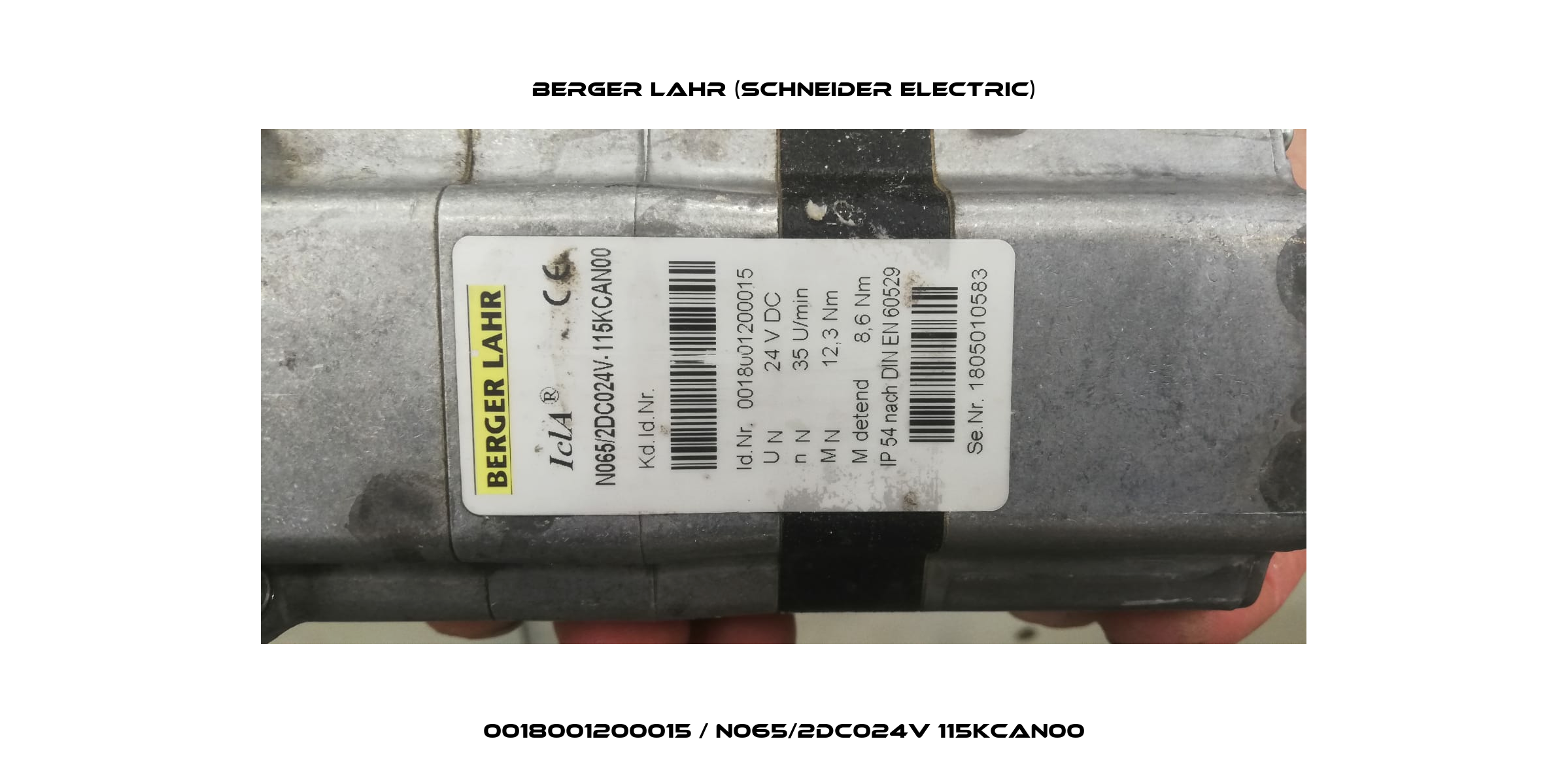 0018001200015 / N065/2DC024V 115KCAN00 Berger Lahr (Schneider Electric)