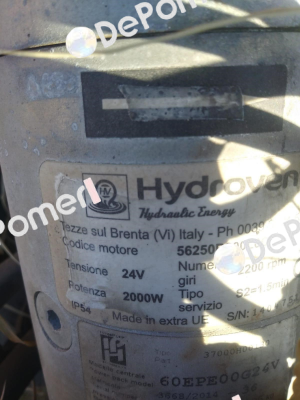 Type: 37000H00180 old model / new model 61080120007E Hydroven