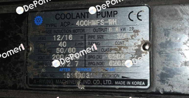 ACP400HMFS-WH A-Ryung