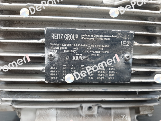 1TZ9001-1AA434AB4-Z S/N:14/240741/7 Reitz