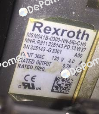 R911325143 / MSM041B-0300-NN-M0-CH0 Rexroth