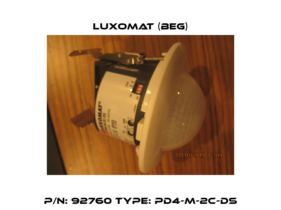P/N: 92760 Type: PD4-M-2C-DS LUXOMAT (BEG)