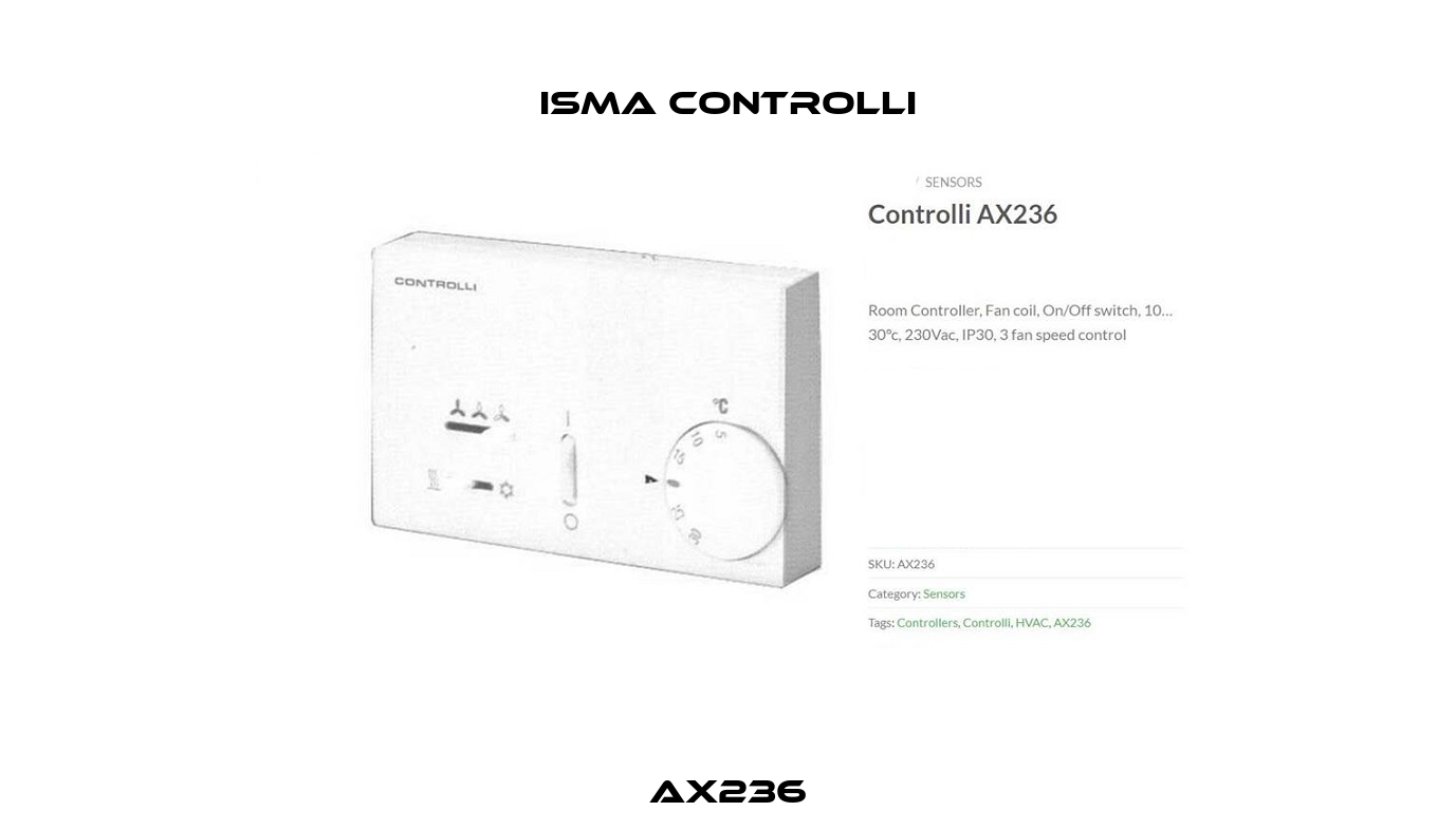 AX236 iSMA CONTROLLI