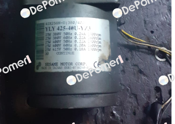 YLY 425-40U-Y/3 Sesame Motor