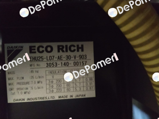 EHU25-L07-AE-30-V-903 Daikin