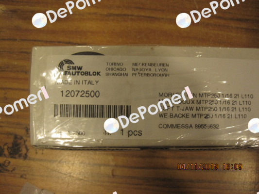 P/N: 12072500, Type: WBSA-D250 W.AUFSZB Smw-Autoblok