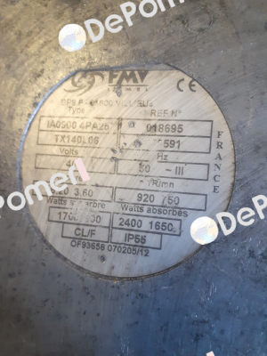 IA05004PA25 (TX140L06) 6.20 3.60 Ampers FMV-Lamel (now Ziehl Abegg)