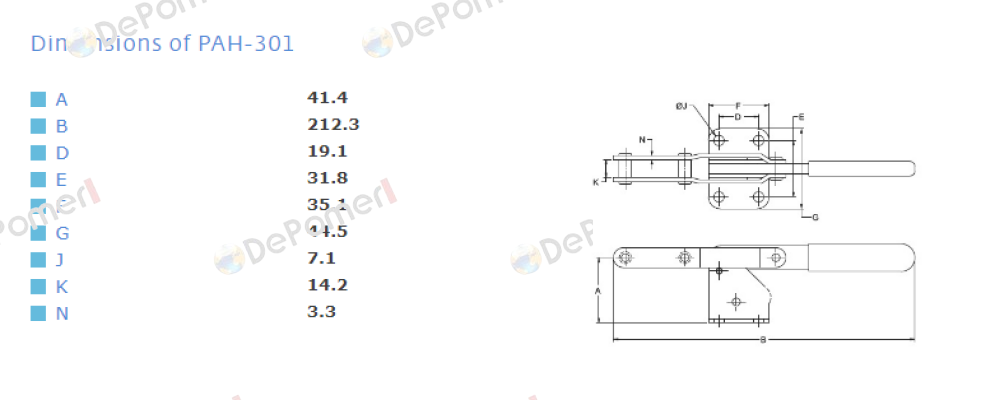 PAH 301 Destaco