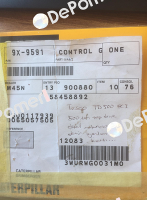9X-9591 old code, new code 5125720 Caterpillar