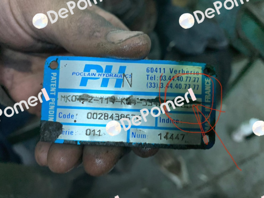 002843867K Poclain
