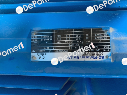 Type: JM1 160 L-6/HE AC Motoren