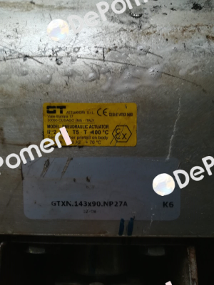 Actuator repair kit for GTXN.143x90.NP27A GT Attuatori