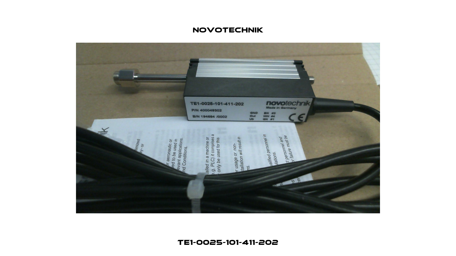 TE1-0025-101-411-202 Novotechnik