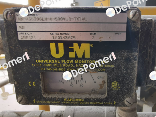 MN-ASB-30GLM-8-500V.9-TX1WL Universal flow monitors