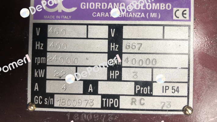 XNMRO17-886A GIORDANO COLOMBO