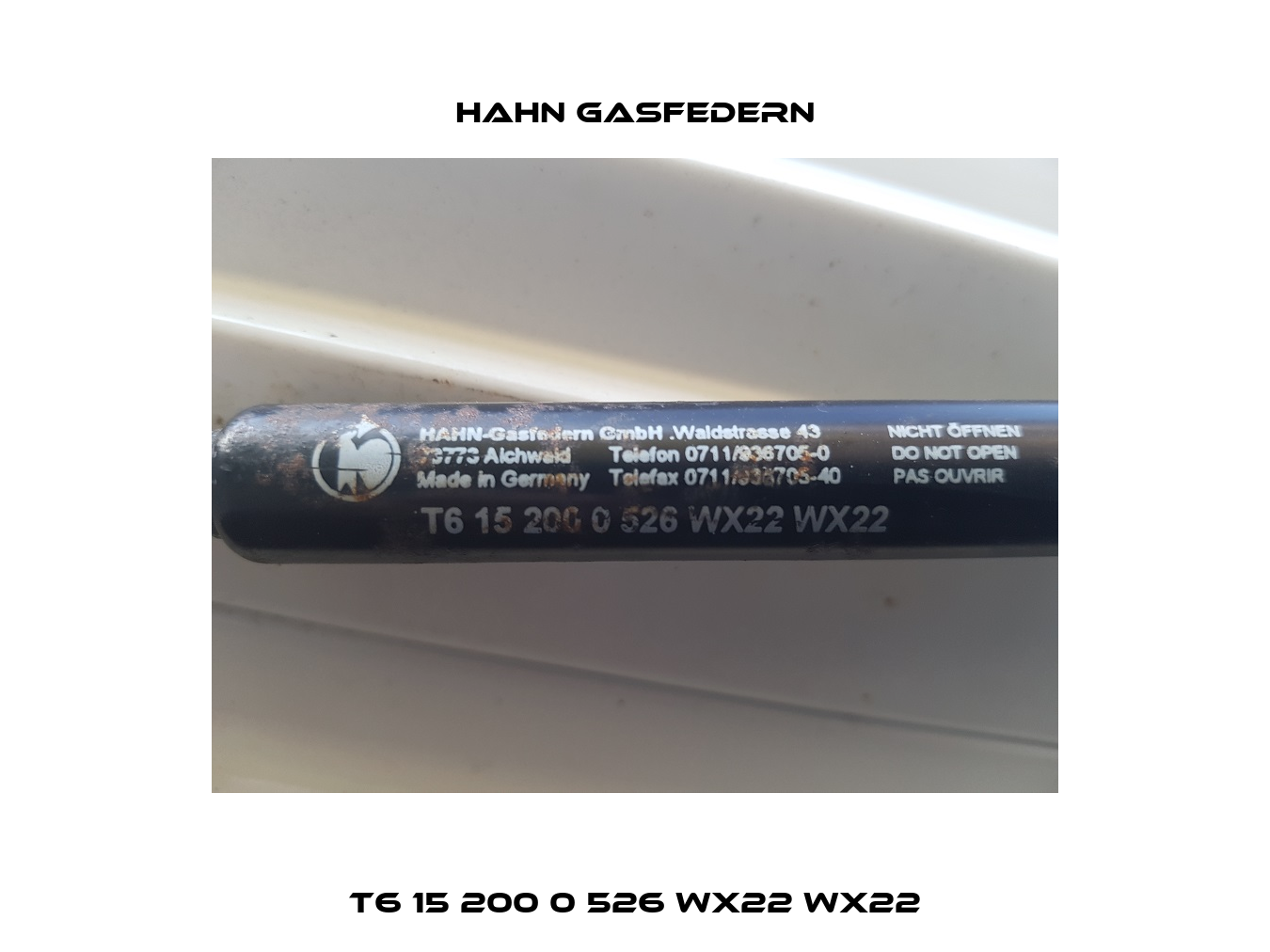 T6 15 200 0 526 wx22 wx22 Hahn Gasfedern