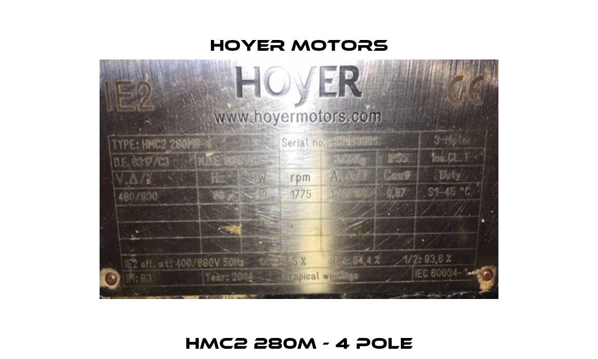 HMC2 280M - 4 pole Hoyer Motors