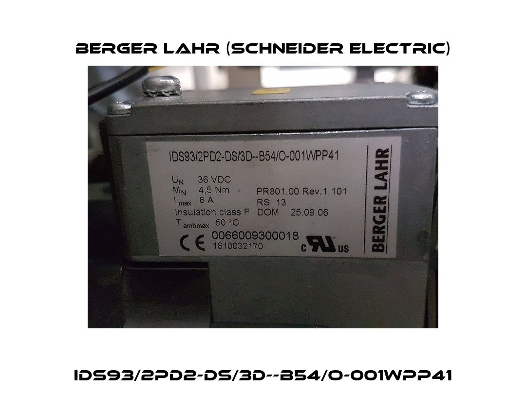 IDS93/2PD2-DS/3D--B54/O-001WPP41 Berger Lahr (Schneider Electric)