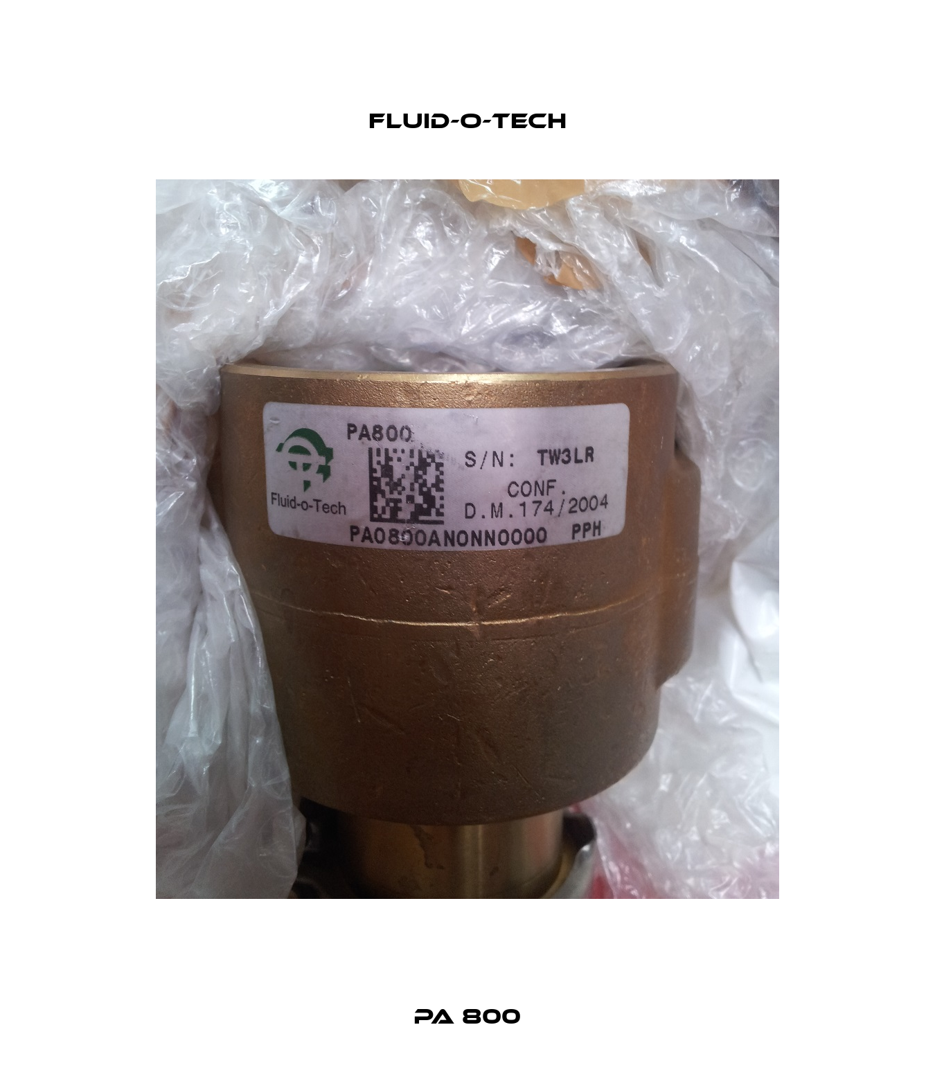PA 800 Fluid-O-Tech