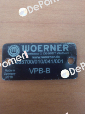 285700/010/041/001 Woerner