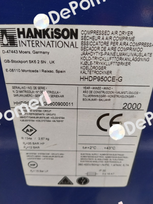 HHDP950CE-G Hankison