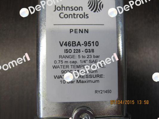 V46BA-9510 Johnson Controls