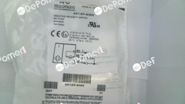 AK1/AP-4HAN Micro Detectors / Diell (now Datasensing)