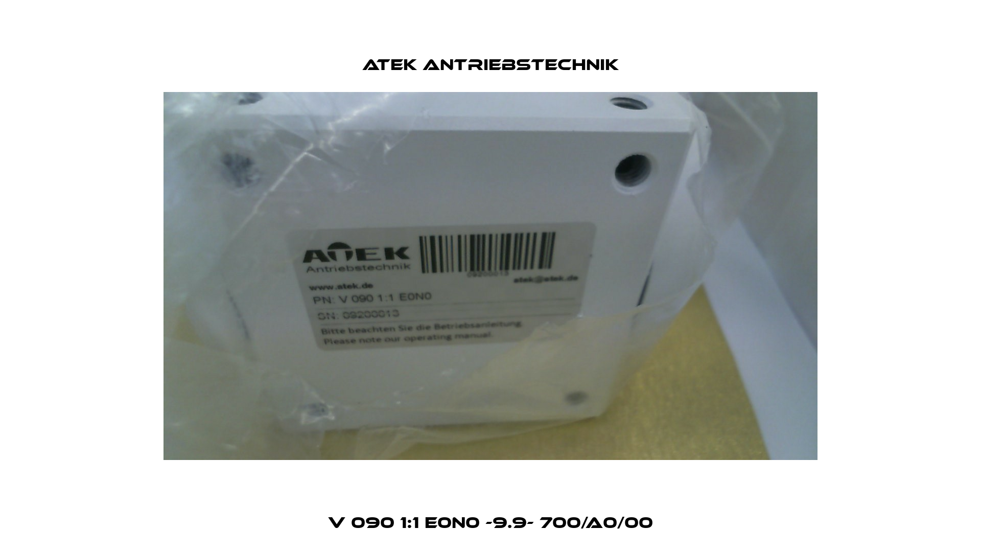 V 090 1:1 E0N0 -9.9- 700/A0/00 ATEK Antriebstechnik