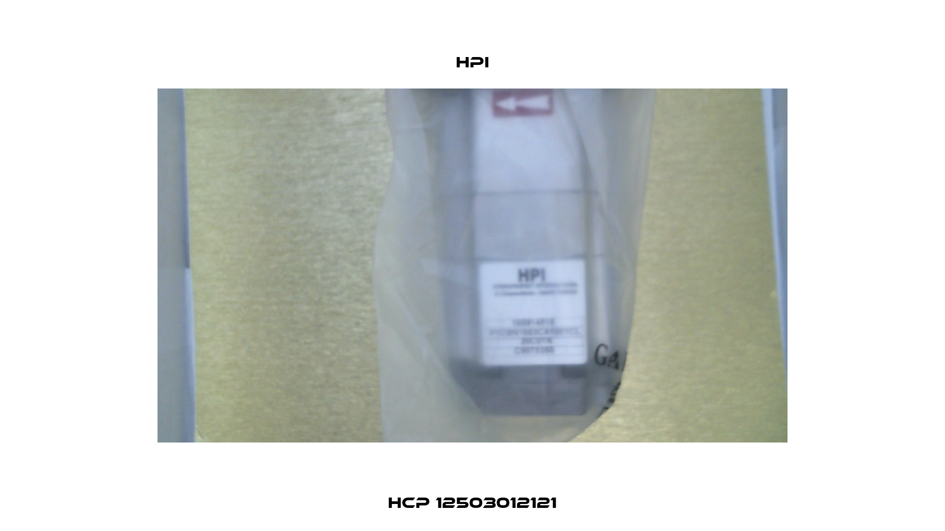 HCP 12503012121 HPI