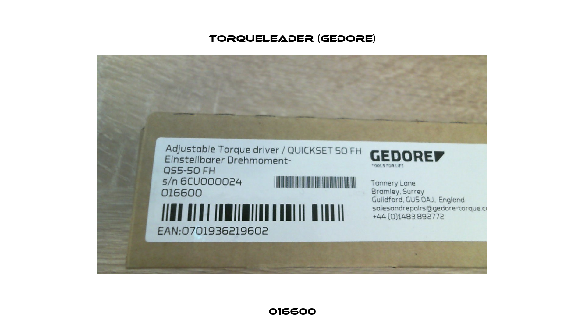 016600 Torqueleader (Gedore)