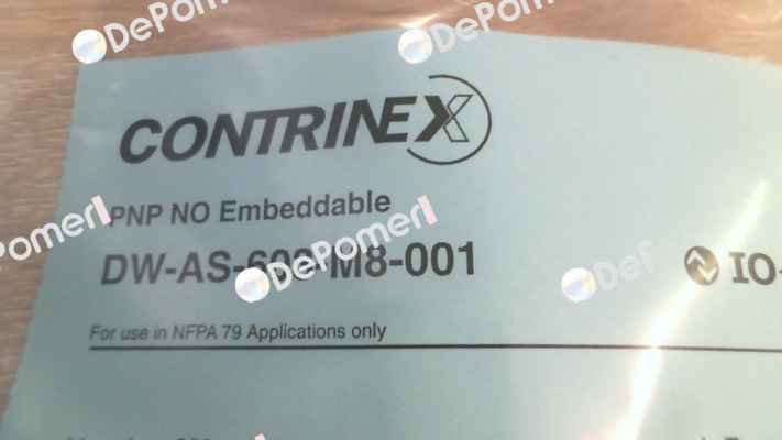 P/N: 320-520-036 Type: DW-AS-603-M8-001 Contrinex
