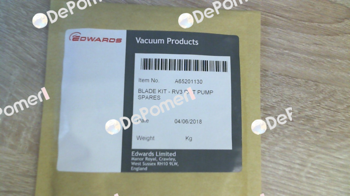 A65201130 Edwards Vacuum