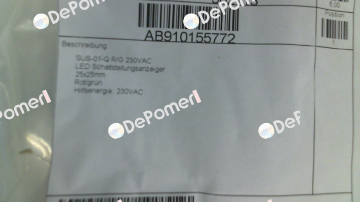 SUS-01-Q Weigel