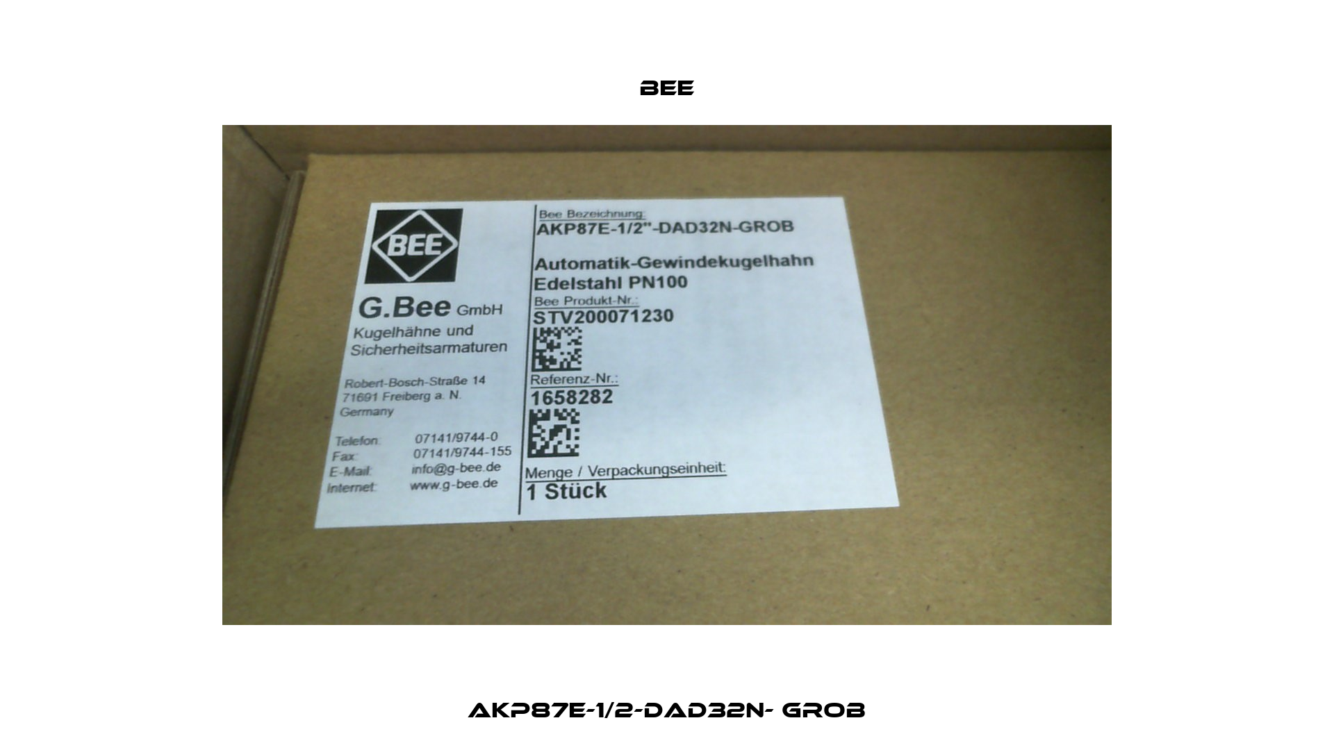 AKP87E-1/2-DAD32N- GROB BEE