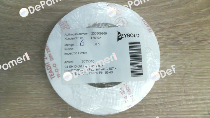 24SH thickness 3 mm   DN50 PN10 Teadit