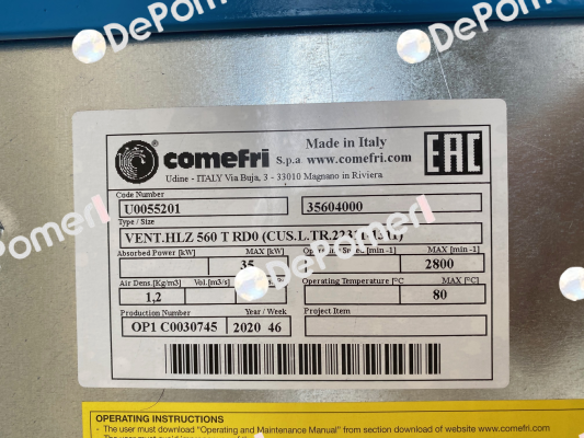 HLZ 560 TT Comefri