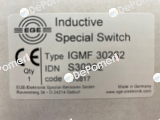 S30262   IGMF 30262 Ege
