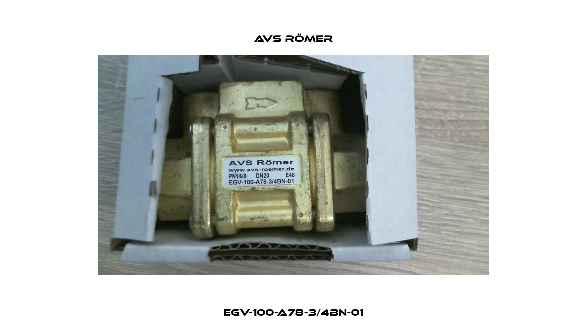 EGV-100-A78-3/4BN-01 Avs Römer