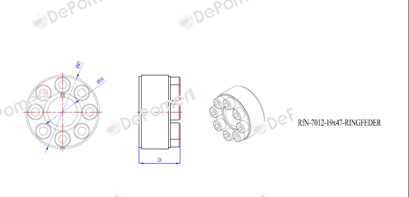 RfN7012 19X47  Ringfeder