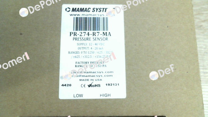 PR-274-R7-MA Mamac Systems